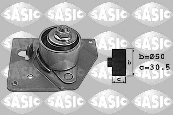 Sasic 1704007 - Spriegotājrullītis, Gāzu sadales mehānisma piedziņas siksna www.autospares.lv