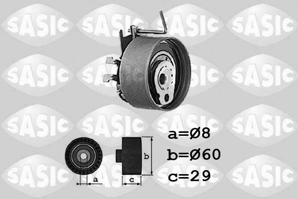 Sasic 1704010 - Spriegotājrullītis, Gāzu sadales mehānisma piedziņas siksna www.autospares.lv