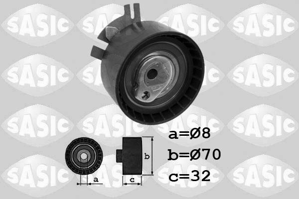 Sasic 1704020 - Spriegotājrullītis, Gāzu sadales mehānisma piedziņas siksna www.autospares.lv