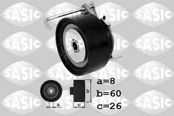 Sasic 1706099 - Spriegotājrullītis, Gāzu sadales mehānisma piedziņas siksna www.autospares.lv