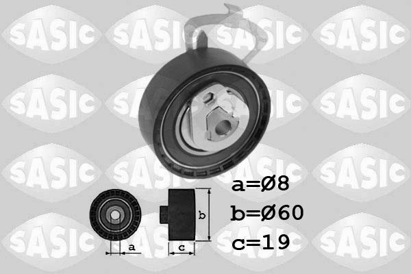 Sasic 1706045 - Spriegotājrullītis, Gāzu sadales mehānisma piedziņas siksna www.autospares.lv