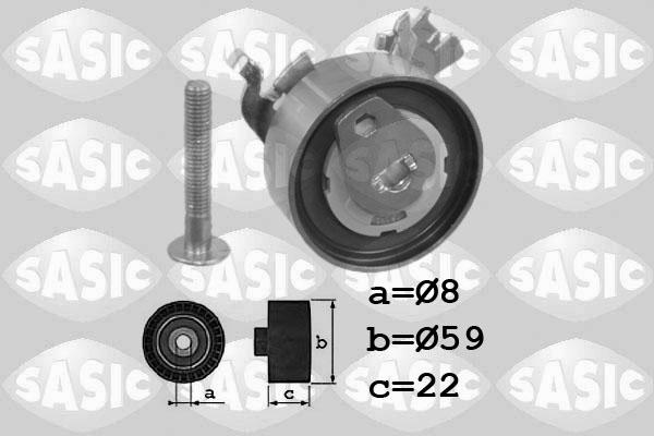 Sasic 1706040 - Spriegotājrullītis, Gāzu sadales mehānisma piedziņas siksna www.autospares.lv