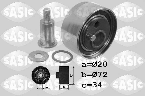 Sasic 1706052 - Spriegotājrullītis, Gāzu sadales mehānisma piedziņas siksna www.autospares.lv