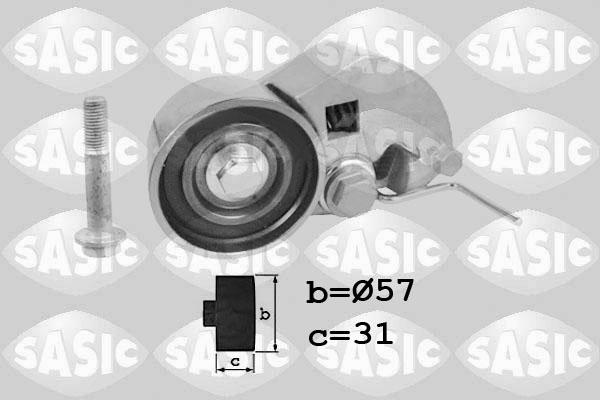 Sasic 1706064 - Spriegotājrullītis, Gāzu sadales mehānisma piedziņas siksna www.autospares.lv