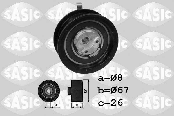 Sasic 1706028 - Spriegotājrullītis, Gāzu sadales mehānisma piedziņas siksna www.autospares.lv