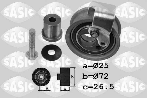 Sasic 1706074 - Spriegotājrullītis, Gāzu sadales mehānisma piedziņas siksna www.autospares.lv