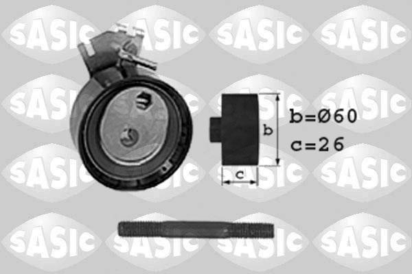 Sasic 1700005 - Spriegotājrullītis, Gāzu sadales mehānisma piedziņas siksna www.autospares.lv