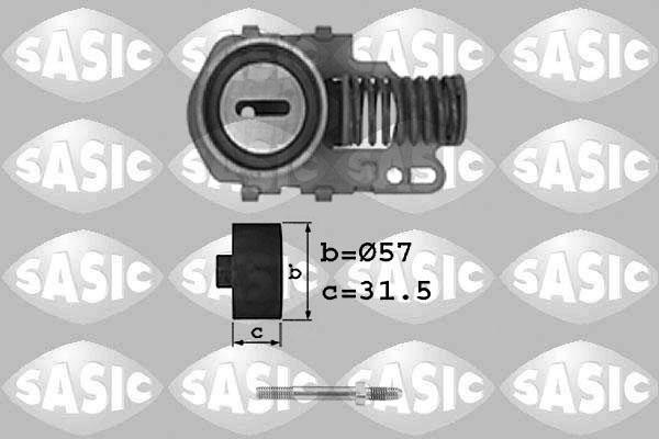 Sasic 1700006 - Spriegotājrullītis, Gāzu sadales mehānisma piedziņas siksna www.autospares.lv