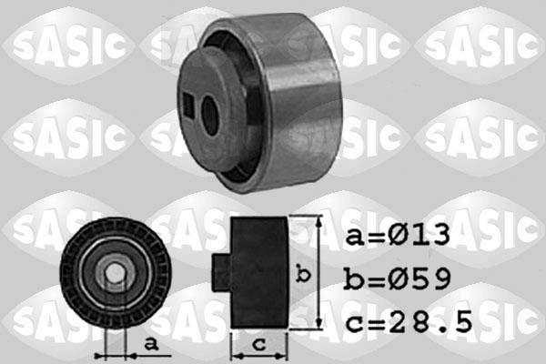 Sasic 1700001 - Spriegotājrullītis, Gāzu sadales mehānisma piedziņas siksna www.autospares.lv