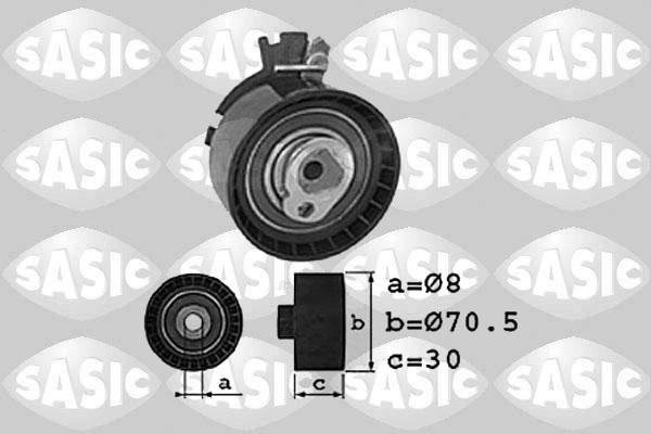 Sasic 1700016 - Spriegotājrullītis, Gāzu sadales mehānisma piedziņas siksna autospares.lv