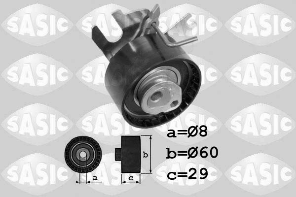 Sasic 1700035 - Spriegotājrullītis, Gāzu sadales mehānisma piedziņas siksna www.autospares.lv