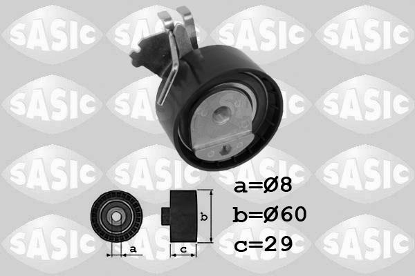 Sasic 1700032 - Spriegotājrullītis, Gāzu sadales mehānisma piedziņas siksna www.autospares.lv