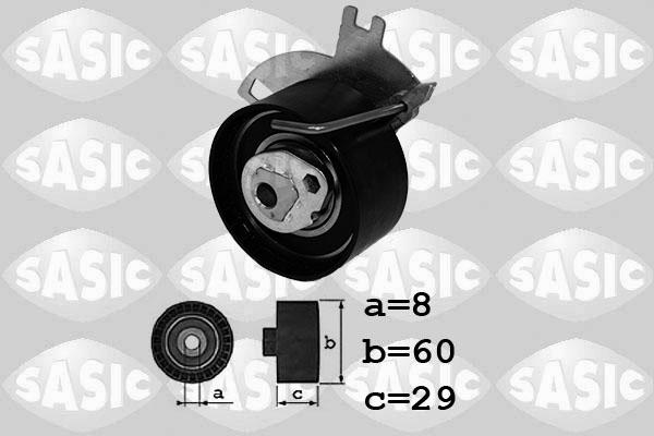 Sasic 1700037 - Spriegotājrullītis, Gāzu sadales mehānisma piedziņas siksna www.autospares.lv