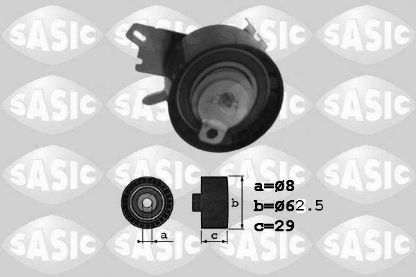 Sasic 1700023 - Spriegotājrullītis, Gāzu sadales mehānisma piedziņas siksna www.autospares.lv