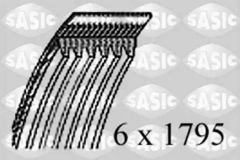 Sasic 1774048 - V-Ribbed Belt www.autospares.lv