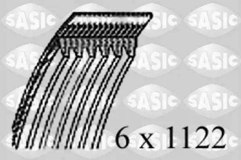 Sasic 1774043 - V-Ribbed Belt www.autospares.lv