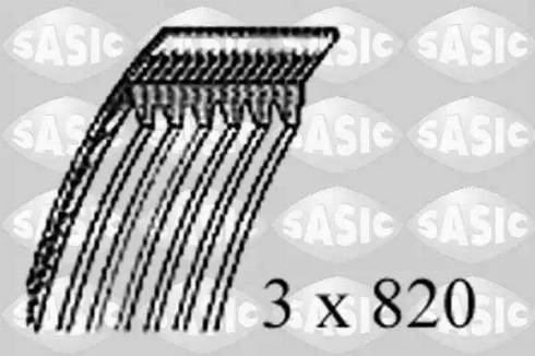 Sasic 1774005 - Ķīļrievu siksna www.autospares.lv