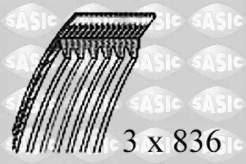 Sasic 1774006 - Ķīļrievu siksna www.autospares.lv