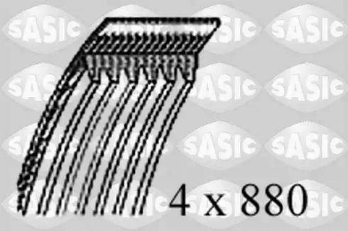 Sasic 1774012 - Ķīļrievu siksna www.autospares.lv