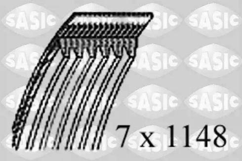 Sasic 1776094 - Ķīļrievu siksna www.autospares.lv