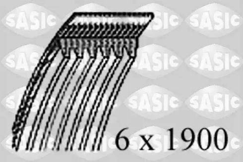 Sasic 1776091 - Ķīļrievu siksna www.autospares.lv