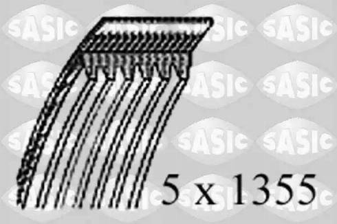 Sasic 1776048 - V-Ribbed Belt www.autospares.lv