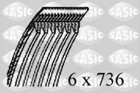 Sasic 1776059 - Ķīļrievu siksna www.autospares.lv