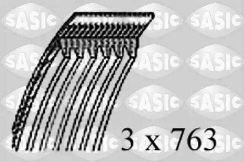 Sasic 1776007 - V-Ribbed Belt www.autospares.lv