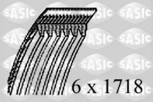 Sasic 1776083 - V-Ribbed Belt www.autospares.lv