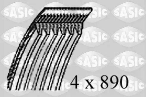 Sasic 1776021 - Ķīļrievu siksna www.autospares.lv