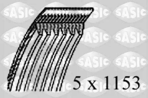 Sasic 1770052 - Ķīļrievu siksna www.autospares.lv