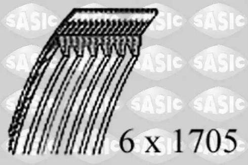 Sasic 1770015 - Ķīļrievu siksna www.autospares.lv