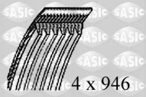 Sasic 1770018 - V-Ribbed Belt www.autospares.lv