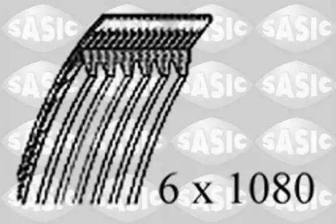 Sasic 1770086 - V-Ribbed Belt www.autospares.lv