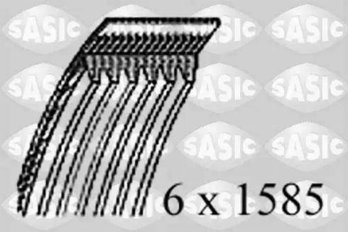 Sasic 1770103 - V-Ribbed Belt www.autospares.lv