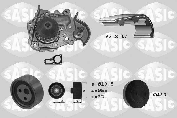 Sasic 3904005 - Water Pump & Timing Belt Set www.autospares.lv