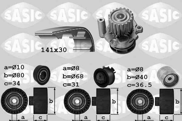 Sasic 3906029 - Water Pump & Timing Belt Set www.autospares.lv