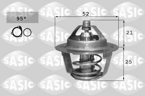 Sasic 3304035 - Termostats, Dzesēšanas šķidrums autospares.lv