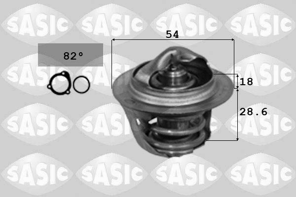 Sasic 3306091 - Termostats, Dzesēšanas šķidrums autospares.lv