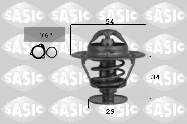 Sasic 3306040 - Termostats, Dzesēšanas šķidrums autospares.lv