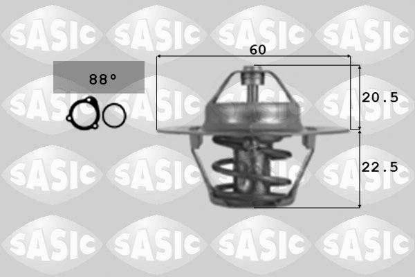 Sasic 3306059 - Termostats, Dzesēšanas šķidrums www.autospares.lv