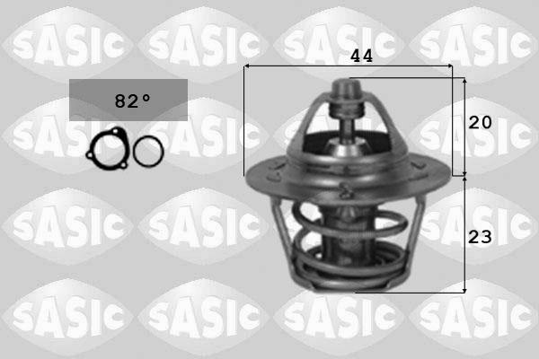 Sasic 3306013 - Термостат охлаждающей жидкости / корпус www.autospares.lv