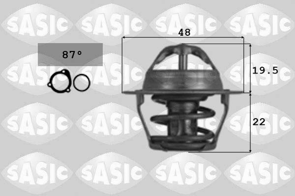 Sasic 3306012 - Coolant thermostat / housing www.autospares.lv