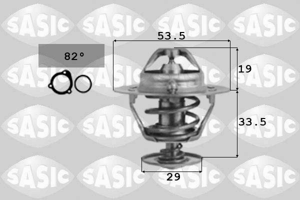 Sasic 3306030 - Termostats, Dzesēšanas šķidrums www.autospares.lv