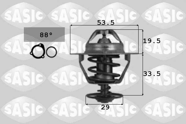 Sasic 3306038 - Termostats, Dzesēšanas šķidrums autospares.lv