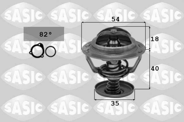 Sasic 3306023 - Termostats, Dzesēšanas šķidrums www.autospares.lv