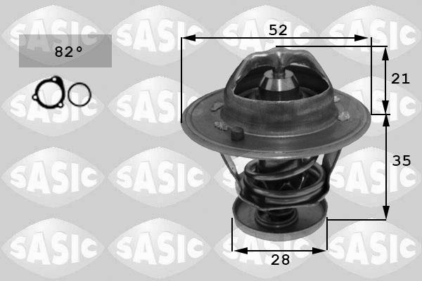 Sasic 3306139 - Термостат охлаждающей жидкости / корпус www.autospares.lv