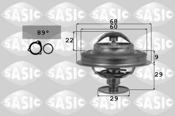 Sasic 3381041 - Termostats, Dzesēšanas šķidrums www.autospares.lv