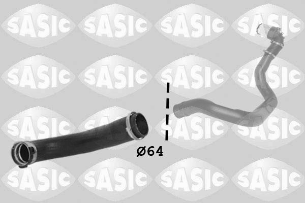 Sasic 3334055 - Pūtes sistēmas gaisa caurule www.autospares.lv