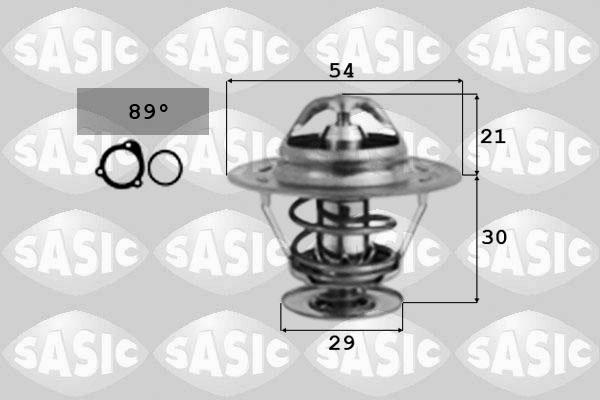 Sasic 3371971 - Термостат охлаждающей жидкости / корпус www.autospares.lv